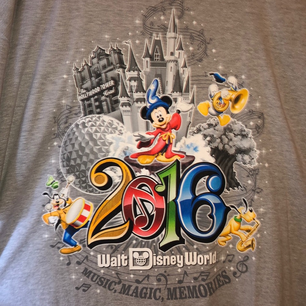 2016 Disneyworld Music, Magic, Memories Tee